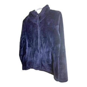 Sold32° Heat Super Soft Plush Blue Hooded Women's Jacket. Size M. P10​​​​​
